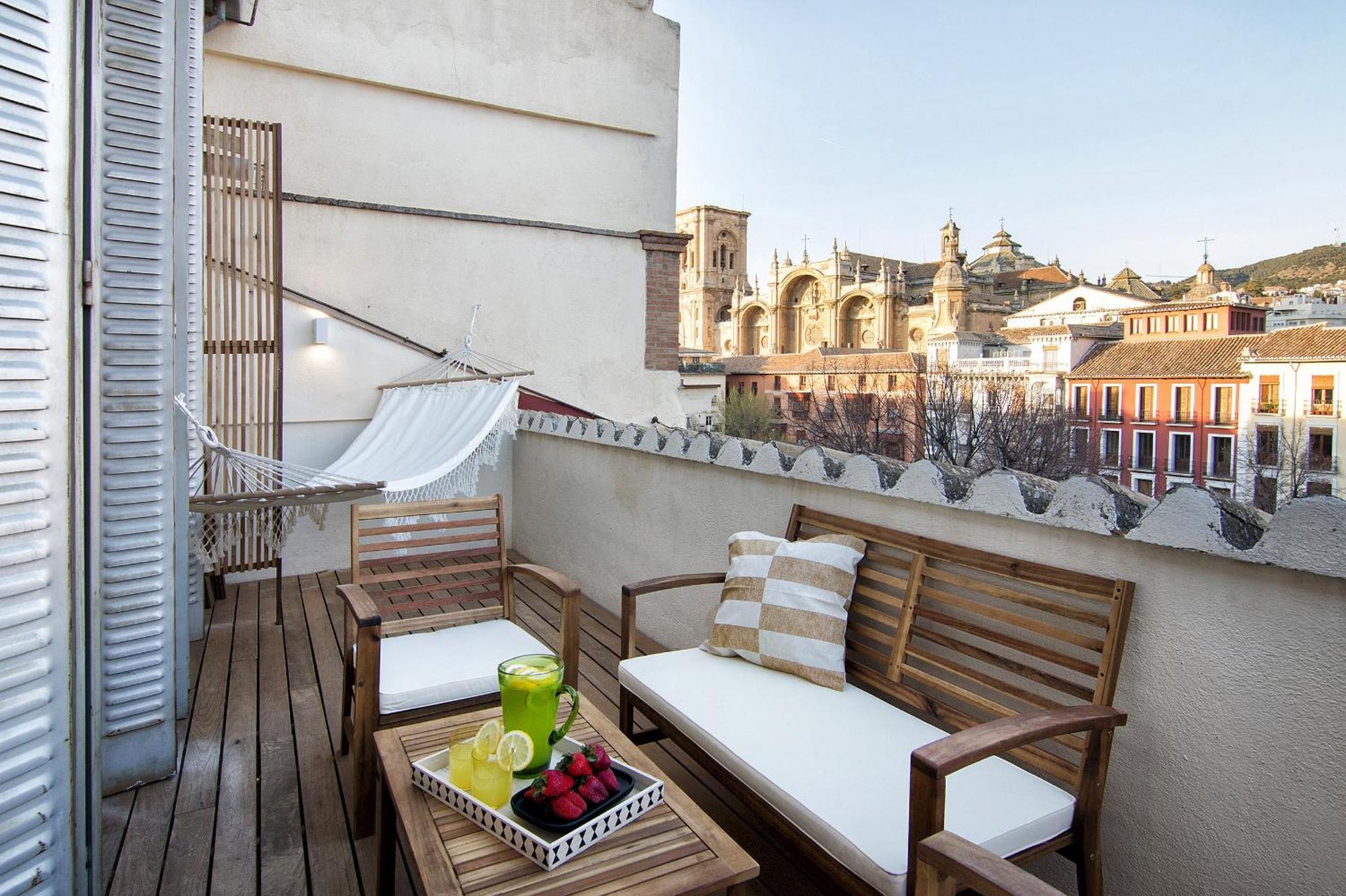 格拉纳达Bibrambla Penthouse Over Cathedral公寓 外观 照片